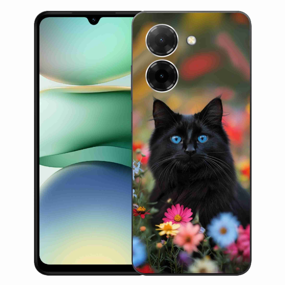 Gél borító mmCase a Xiaomi Redmi A5 171mm - fekete cica 4