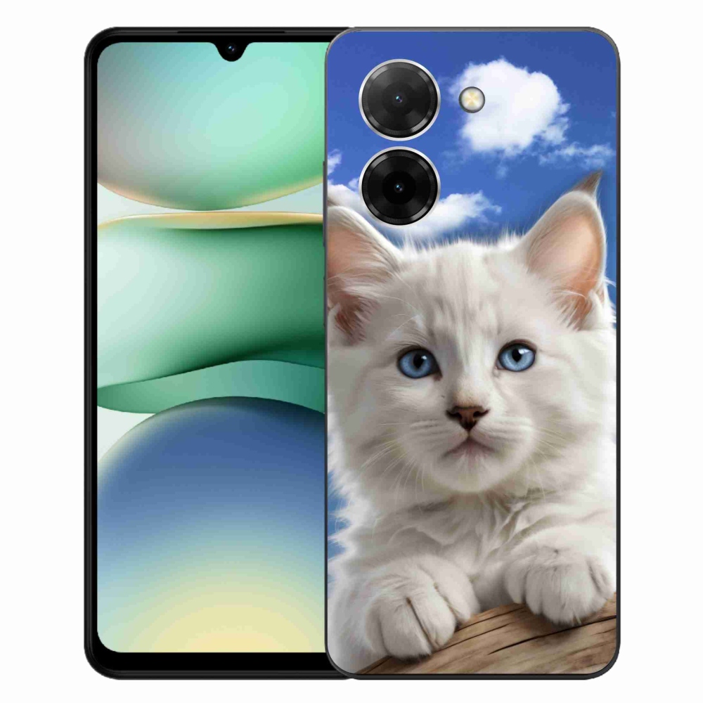 Gél borítás mmCase a Xiaomi Redmi A5 171mm számára - cica és felhők