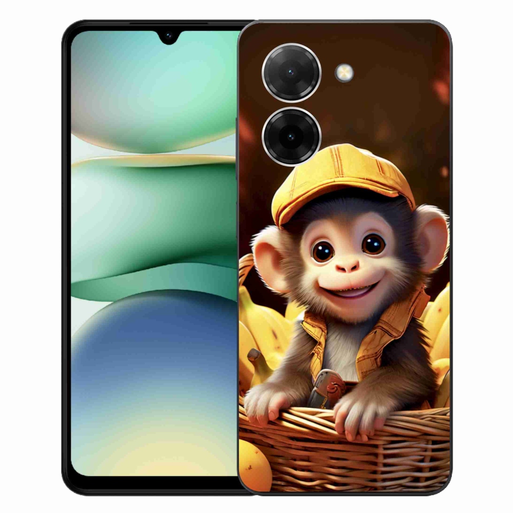 Gél borítás mmCase for Xiaomi Redmi A5 171mm - majom a kosárban