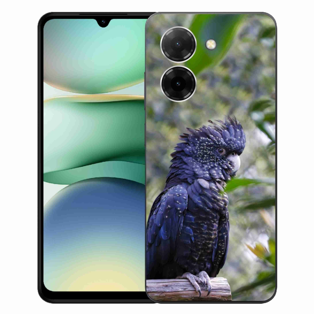 Gél borítás mmCase for Xiaomi Redmi A5 171mm - papagáj kakadu fekete