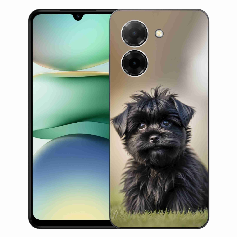 Gél borítás mmCase a Xiaomi Redmi A5 171mm számára - aranyos fekete kutya