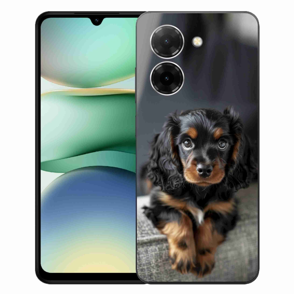 Gél borítás mmCase a Xiaomi Redmi A5 171mm számára - aranyos hosszú szőrű tacskó