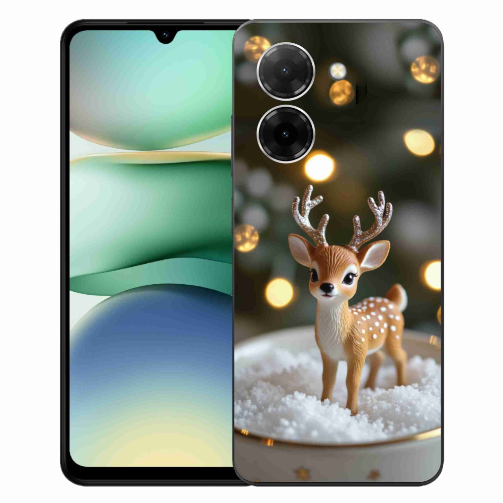 Gél borítás mmCase a Xiaomi Redmi A5 171mm - aranyos karácsonyi szarvasok számára