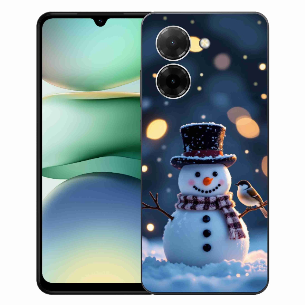 Gél borítás mmCase a Xiaomi Redmi A5 171mm - karácsonyi hóemberhez