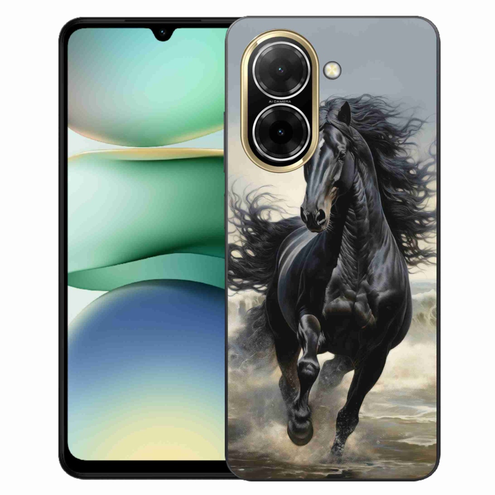 Gél borítás mmCase a Xiaomi Redmi A5 173,45 - futó fekete lóhoz