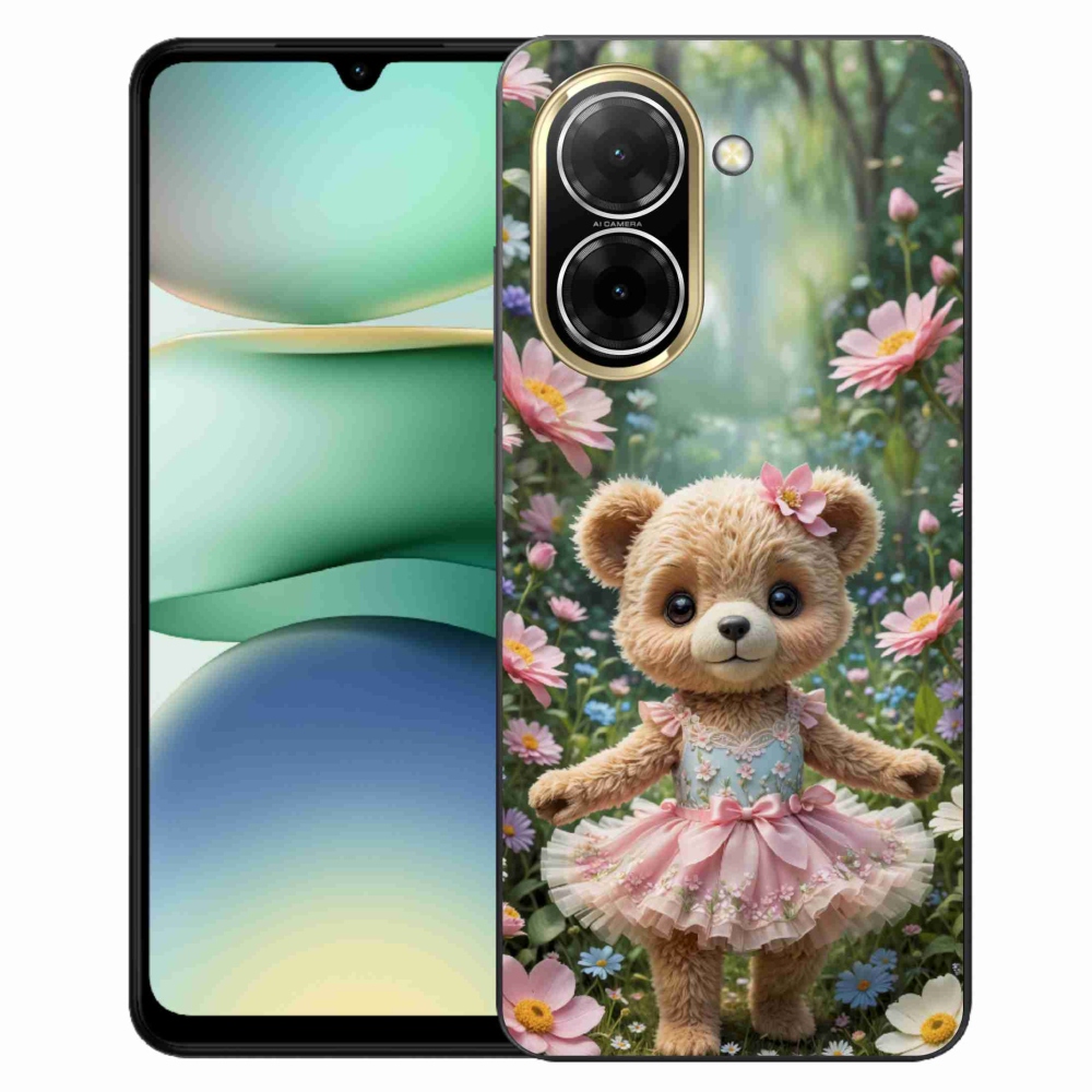 Gél borítás mmCase a Xiaomi Redmi A5 173,45 - aranyos mackó virágokkal