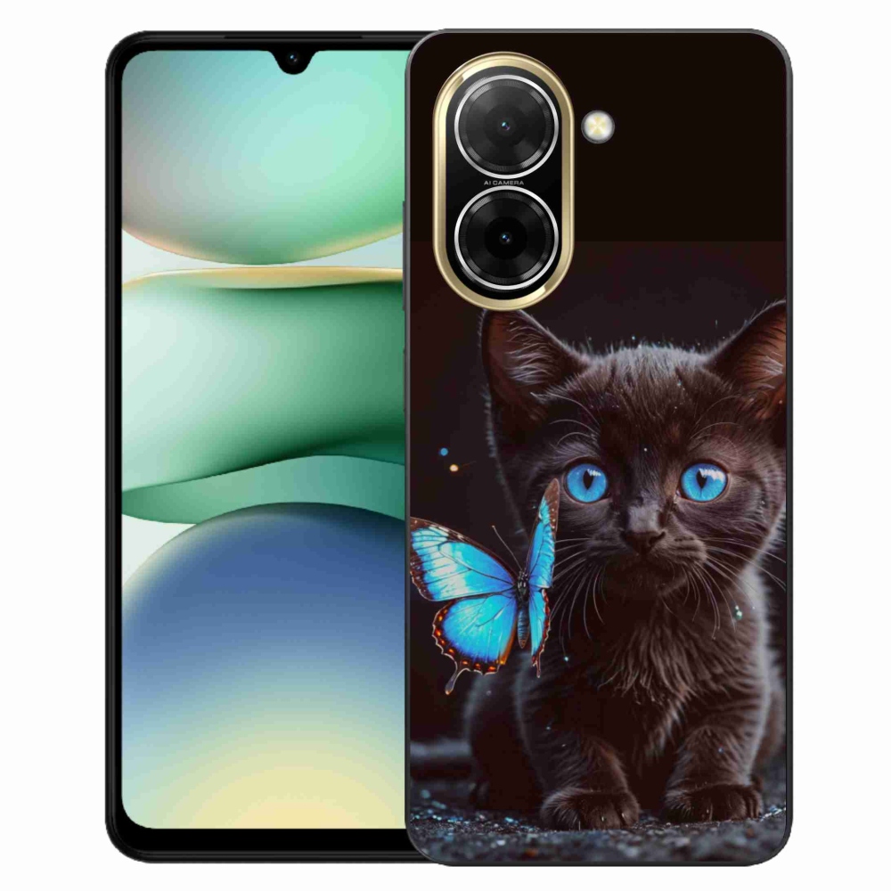 Gél borítás mmCase a Xiaomi Redmi A5 (173.45x79.35x8.45mm) - fekete cica 3