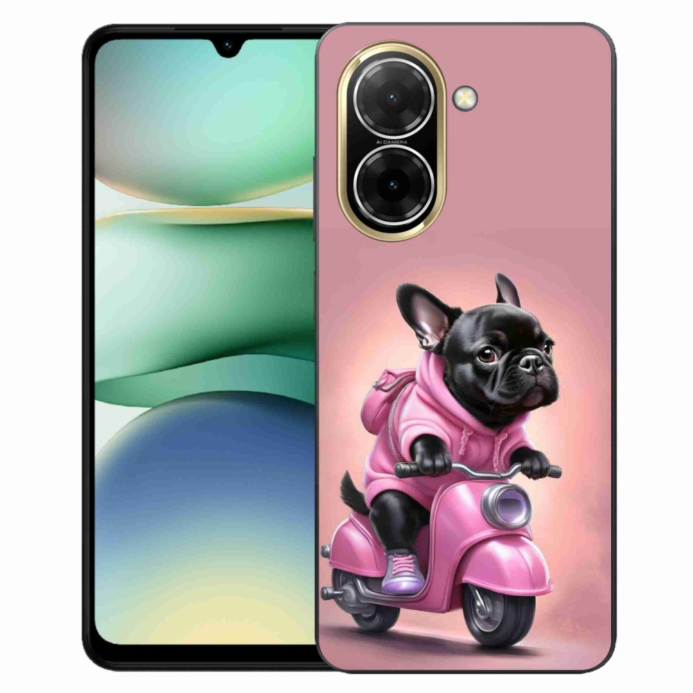 Gél borítás mmCase for Xiaomi Redmi A5 (173.45x79.35x8.45mm) - Francia bulldog egy robogón