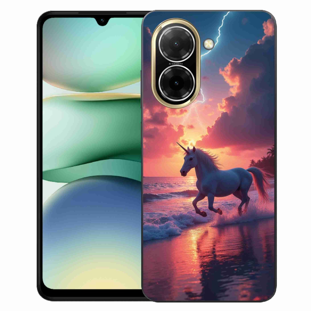 Gél borítás mmCase a Xiaomi Redmi A5 (173.45x79.35x8.45mm) - egyszarvú a tengerparton