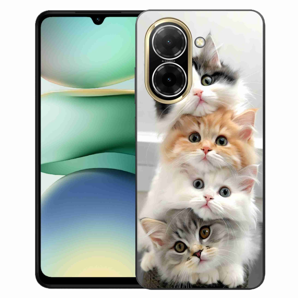 Gél borító mmCase a Xiaomi Redmi A5 (173.45x79.35x8.45mm) - macska csokorhoz