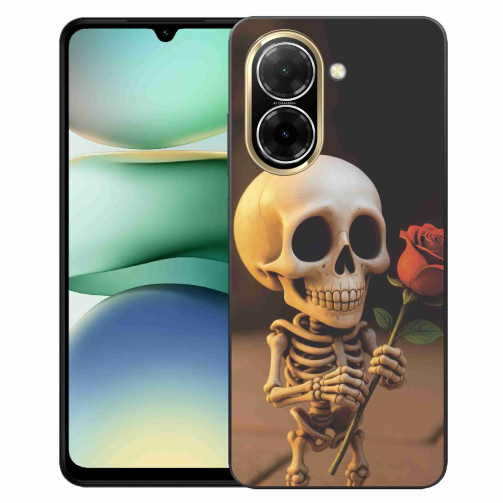 Gél borítás mmCase a Xiaomi Redmi A5 (173.45x79.35x8.45mm) - csontváz rózsával