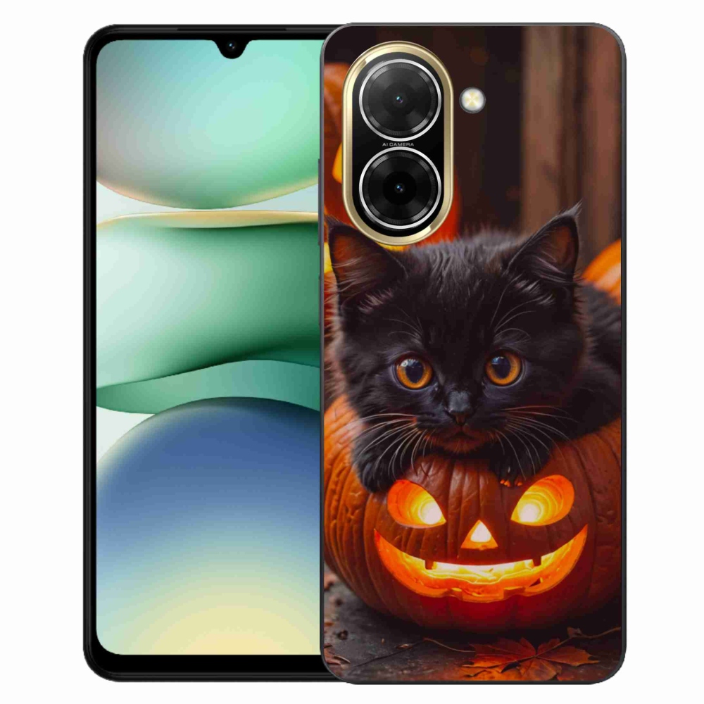 Gél borítás mmCase a Xiaomi Redmi A5 (173.45x79.35x8.45mm) - cica és tök) számára