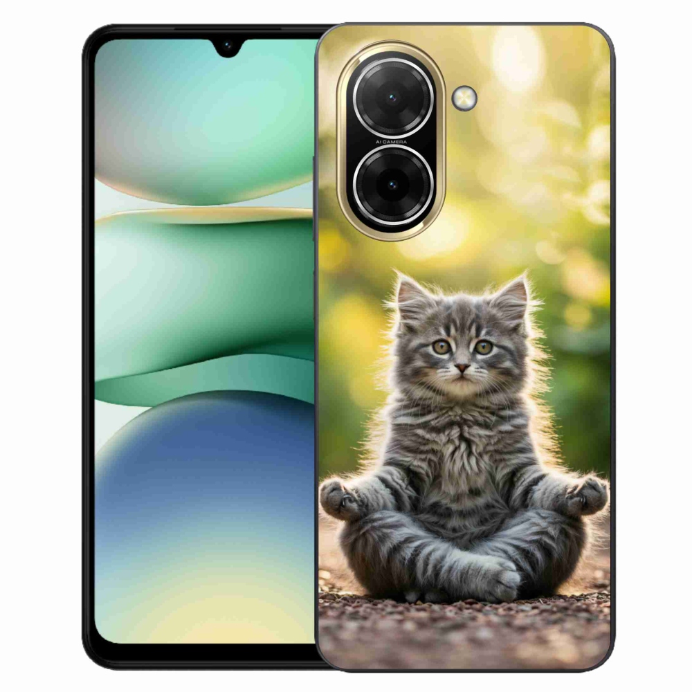 Gél borító mmCase a Xiaomi Redmi A5 (173.45x79.35x8.45mm) - meditáló cica számára