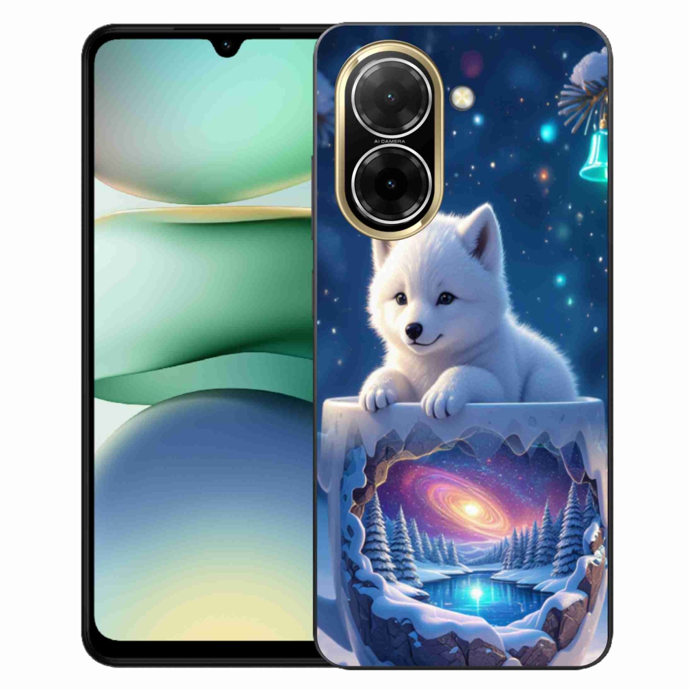 Gél borítás mmCase for Xiaomi Redmi A5 (173.45x79.35x8.45mm) - Karácsonyi kölyökkutyakölyök