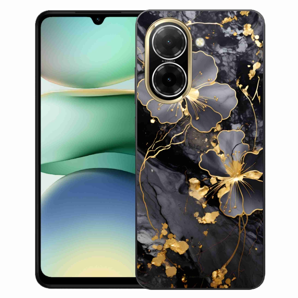 Gél borítás mmCase a Xiaomi Redmi A5 (173.45x79.35x8.45mm) - arany virágok