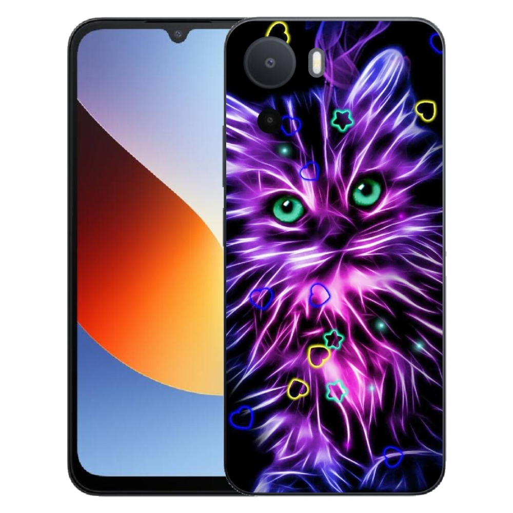 mmCase gél tok a Xiaomi Redmi A7 Pro-hoz – absztrakt macska