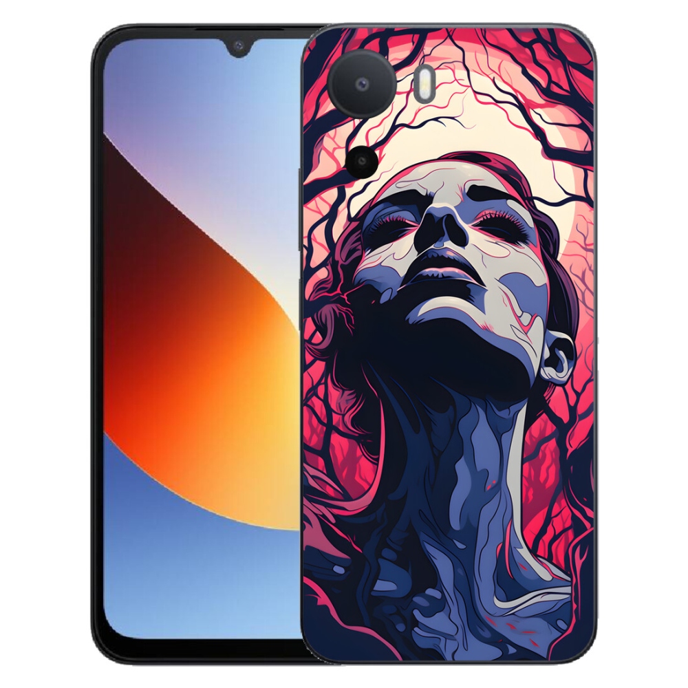 mmCase gél tok a Xiaomi Redmi A7 Pro-hoz – absztrakt arc