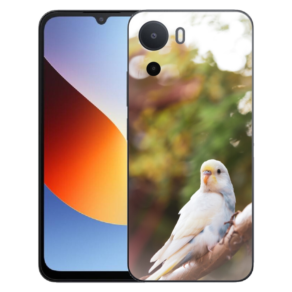 mmCase gél tok a Xiaomi Redmi A7 Pro-hoz – fehér papagáj