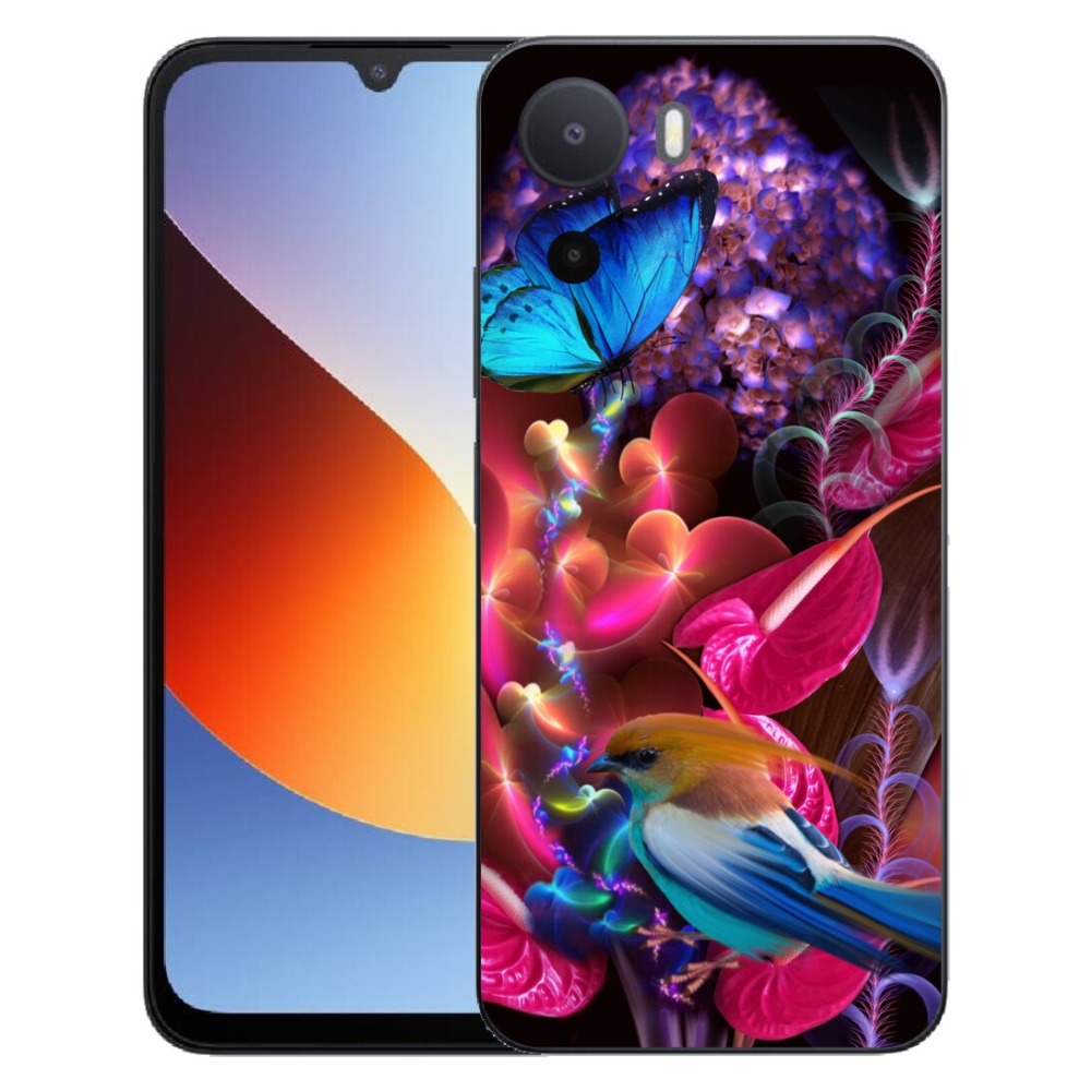 mmCase géltok a Xiaomi Redmi A7 Pro-hoz – színes virágok