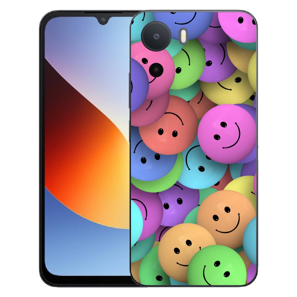 mmCase gél tok a Xiaomi Redmi A7 Pro-hoz – színes smiley-k