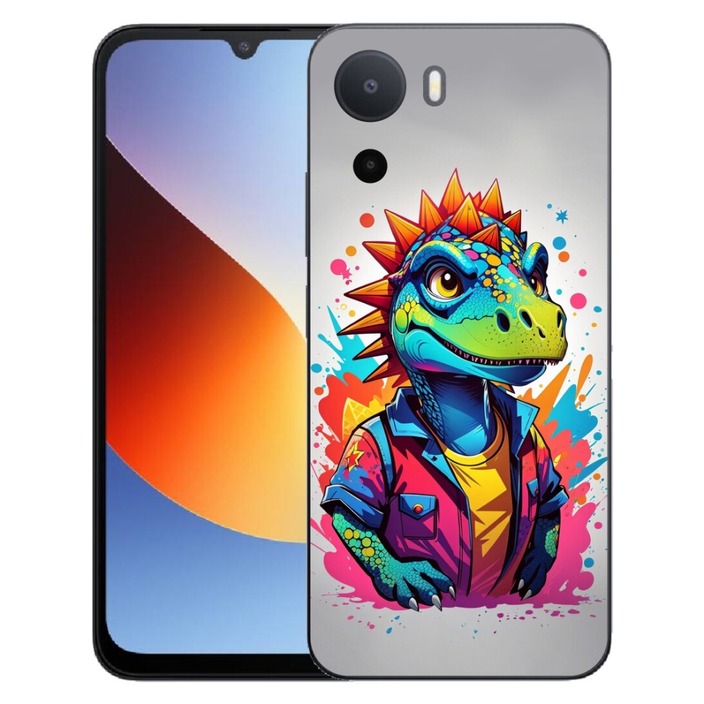mmCase géltok a Xiaomi Redmi A7 Pro-hoz – színes dinoszaurusz