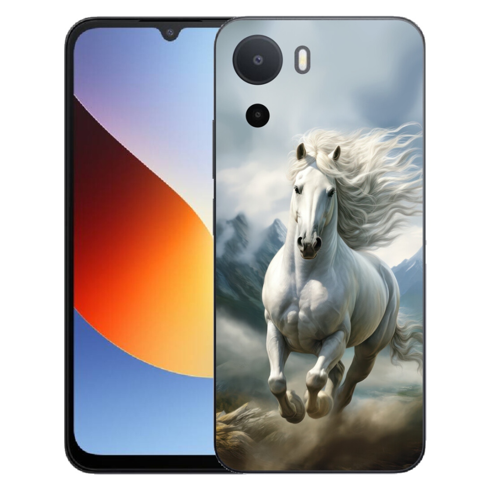 mmCase gél tok a Xiaomi Redmi A7 Pro-hoz – Futó fehér ló 3