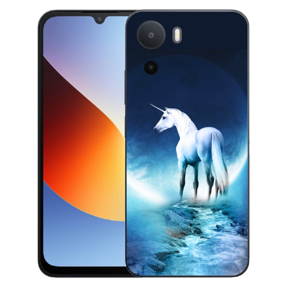 mmCase géltok a Xiaomi Redmi A7 Pro-hoz – fehér egyszarvú