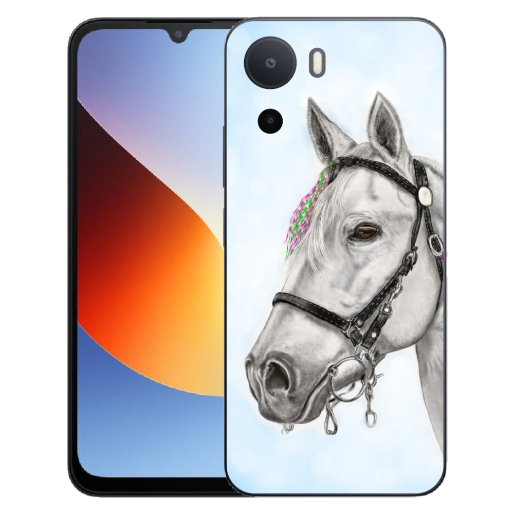 mmCase gél tok a Xiaomi Redmi A7 Pro-hoz – fehér ló 1