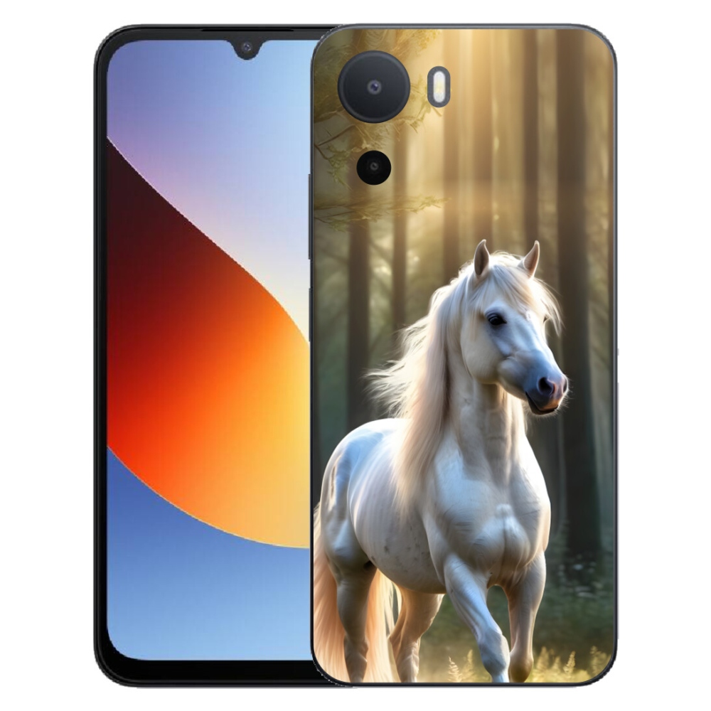 mmCase géltok a Xiaomi Redmi A7 Pro-hoz – fehér ló 3