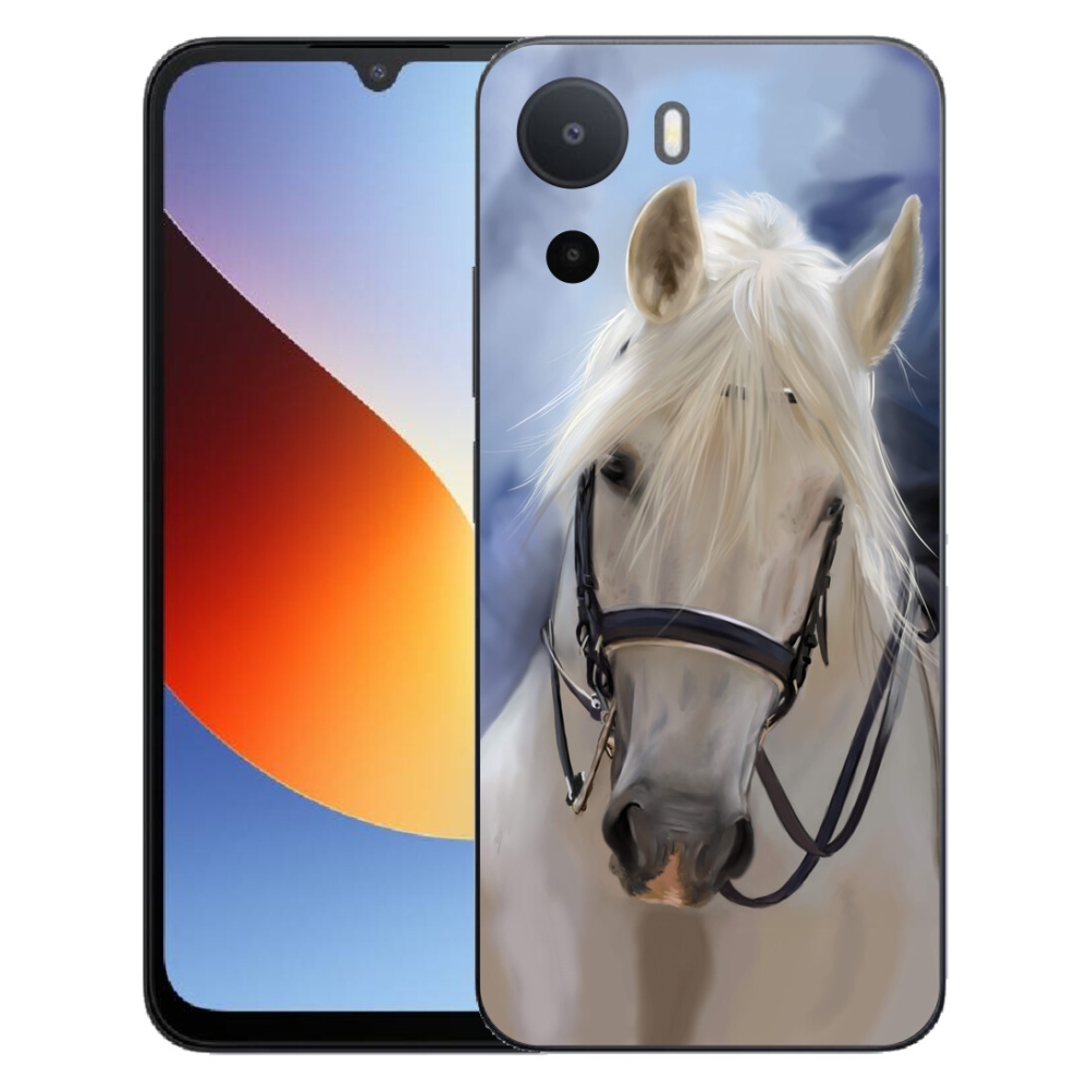 mmCase gélhuzat a Xiaomi Redmi A7 Pro-hoz – fehér ló