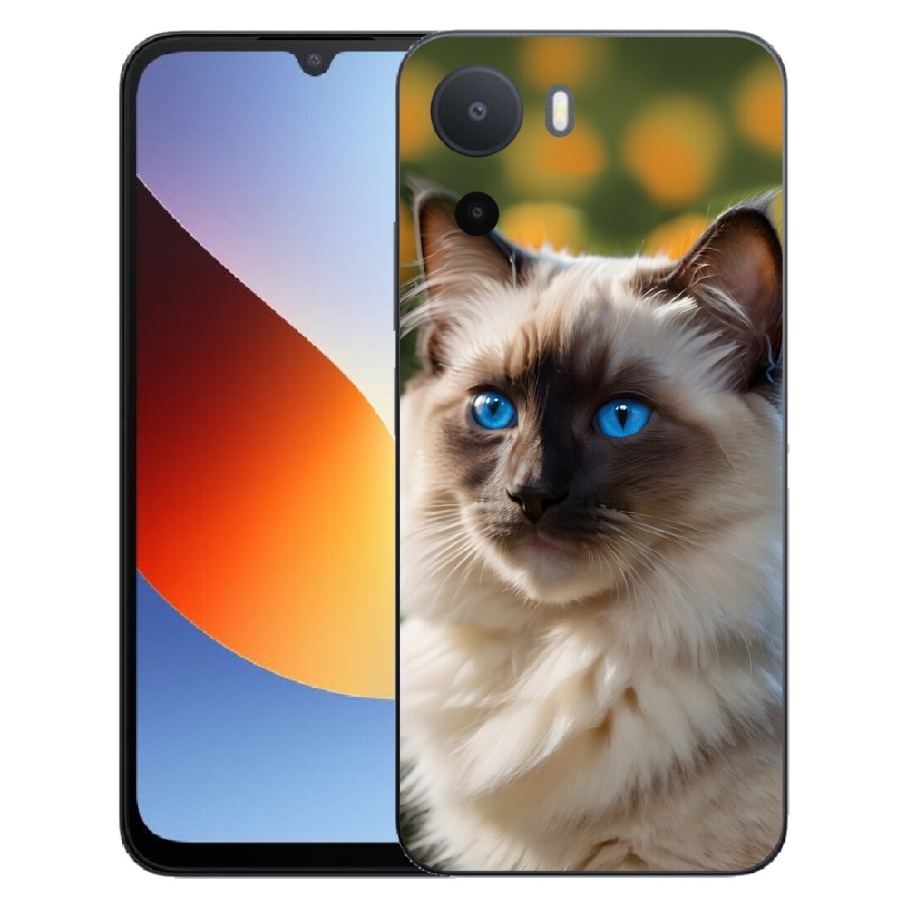 mmCase gélhuzat a Xiaomi Redmi A7 Pro-hoz – fehér ragdoll