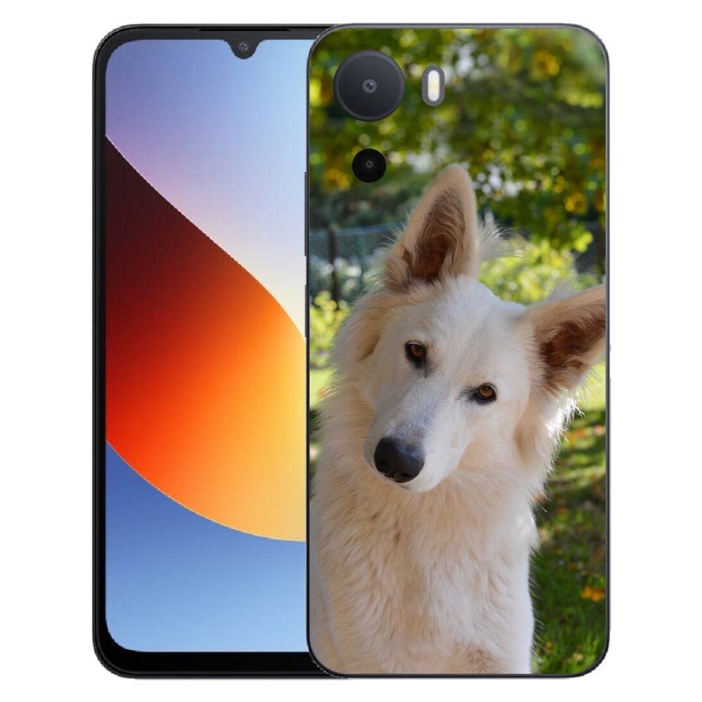 mmCase gél tok a Xiaomi Redmi A7 Pro-hoz – fehér svájci juhászkutya 1