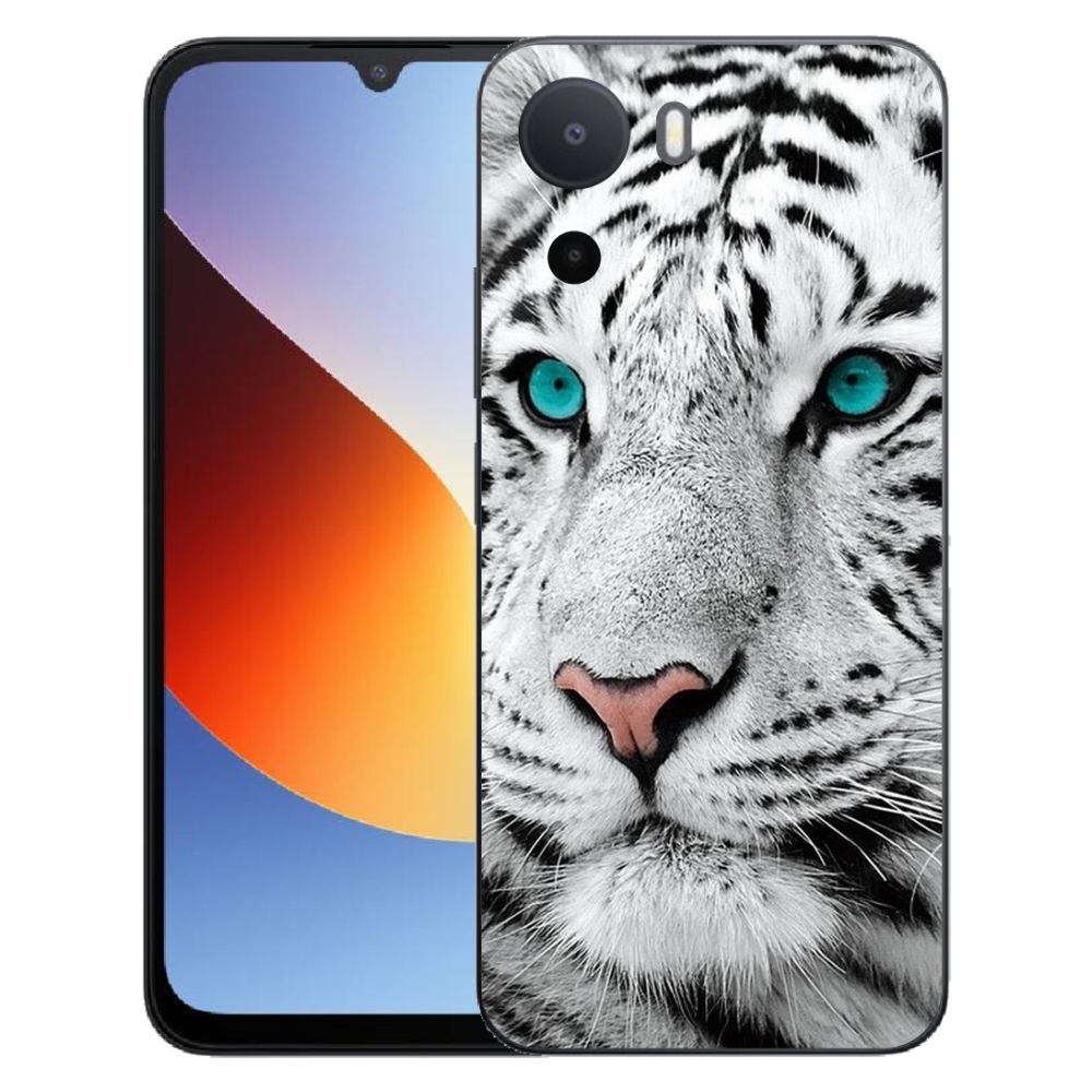 mmCase géltok a Xiaomi Redmi A7 Pro-hoz – fehér tigris