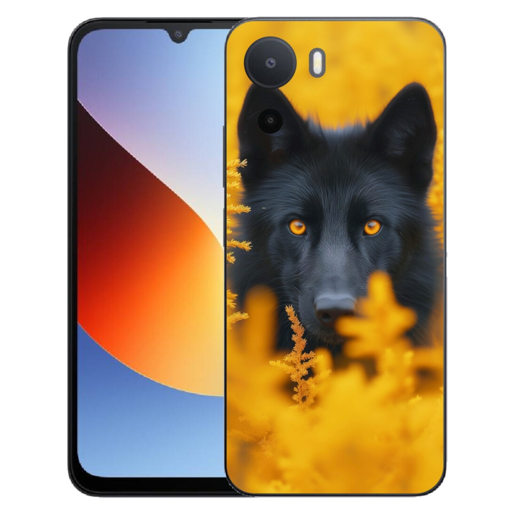mmCase géltok a Xiaomi Redmi A7 Pro-hoz – fekete farkas 2
