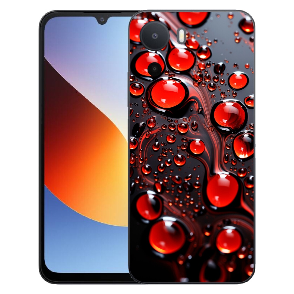 mmCase gél tok a Xiaomi Redmi A7 Pro-hoz – piros cseppek 2