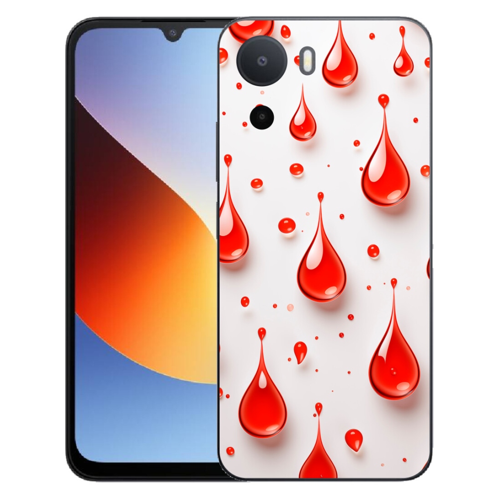 mmCase géltok a Xiaomi Redmi A7 Pro-hoz – piros cseppek