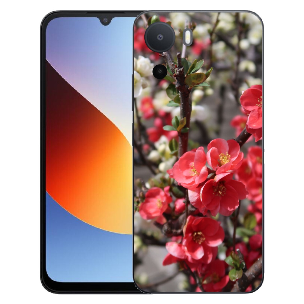 mmCase gél tok a Xiaomi Redmi A7 Pro-hoz – piros virágok