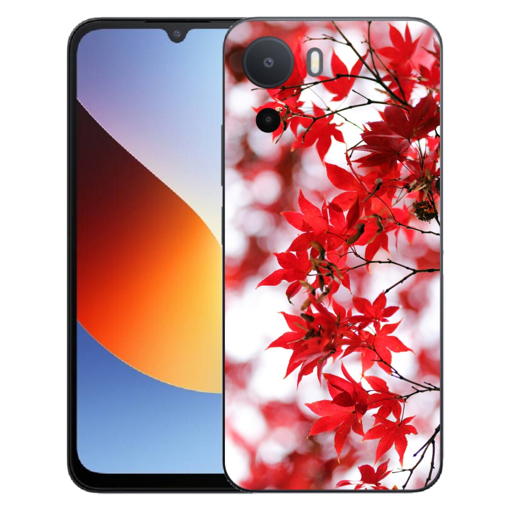 mmCase gélhuzat a Xiaomi Redmi A7 Pro-hoz – vörös levelek