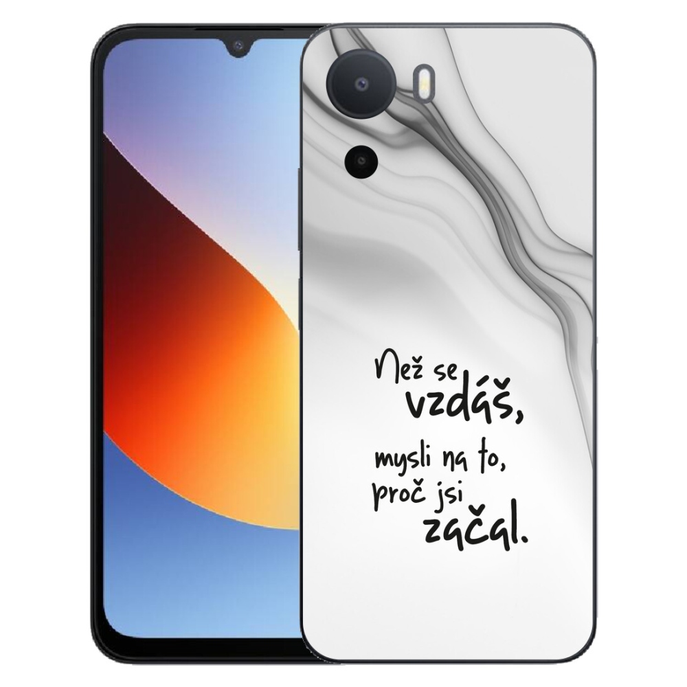 mmCase géltok a Xiaomi Redmi A7 Pro-hoz – idézet 2, fehér háttérrel