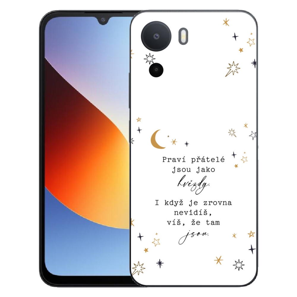 mmCase géltok a Xiaomi Redmi A7 Pro-hoz – idézet 6, fehér háttérrel
