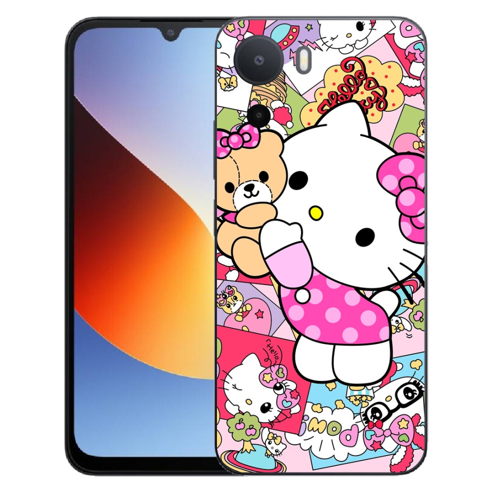 mmCase gélhuzat a Xiaomi Redmi A7 Pro-hoz – aranyos cica