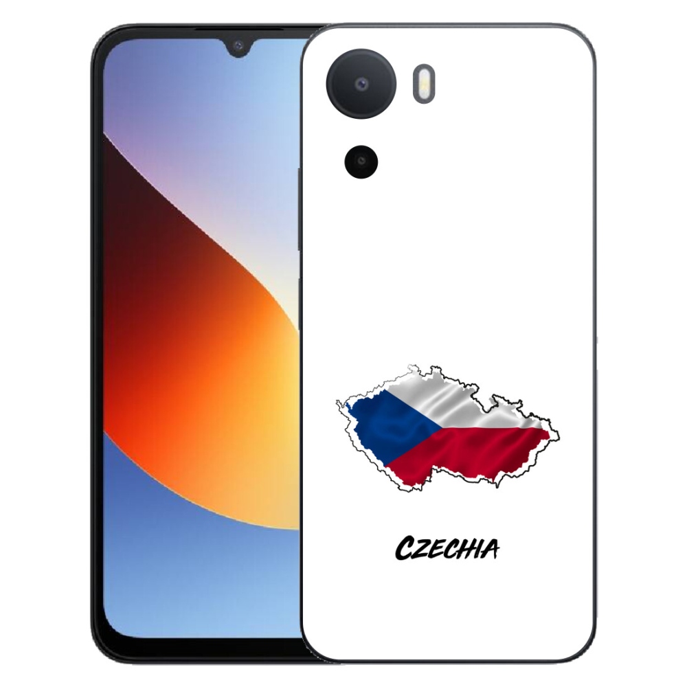 mmCase gélhuzat a Xiaomi Redmi A7 Pro-hoz – Czechia, fehér háttér