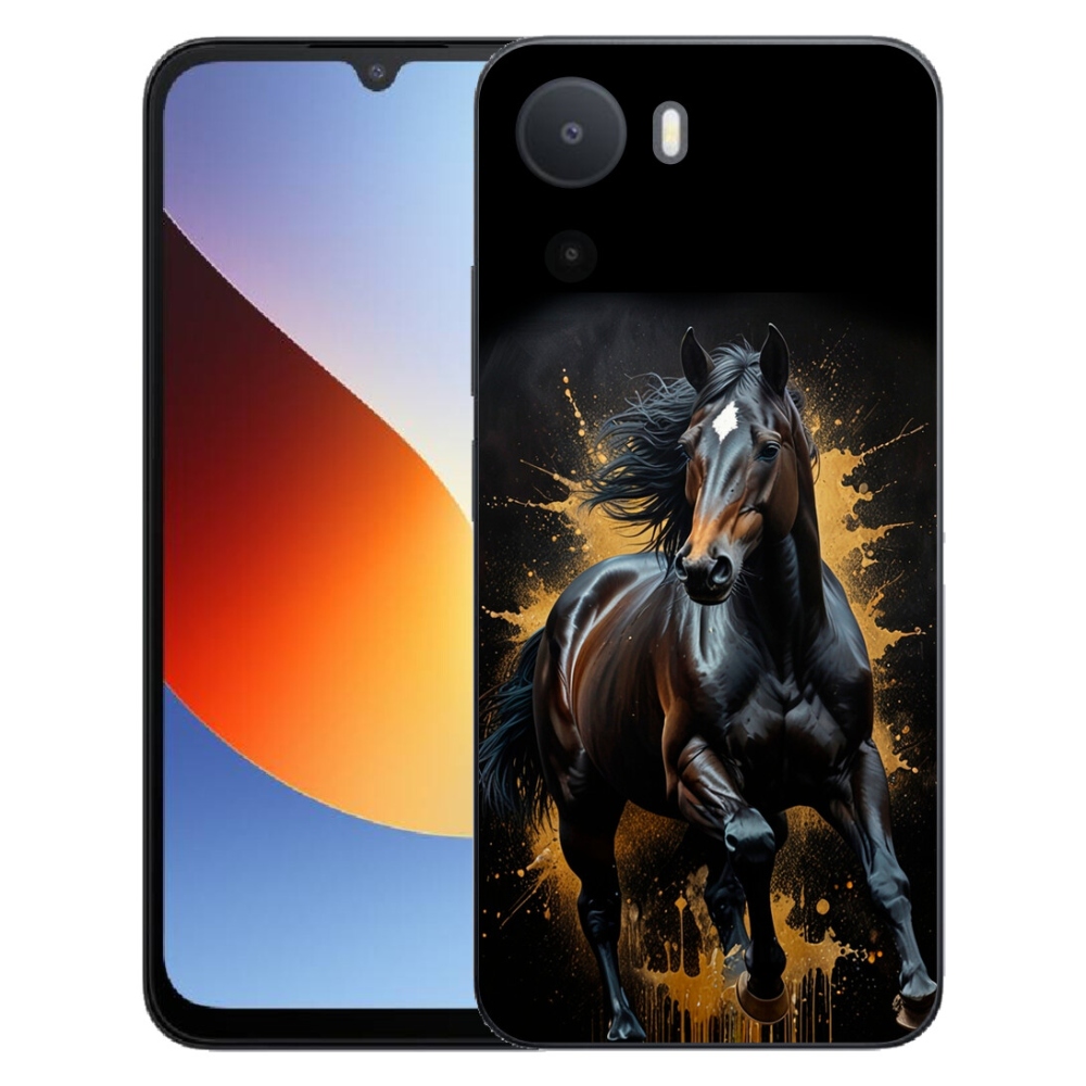 mmCase géltok a Xiaomi Redmi A7 Pro-hoz – elegáns fekete csikó