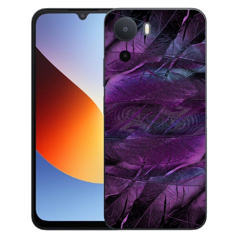 mmCase gél tok a Xiaomi Redmi A7 Pro-hoz – lila tollak