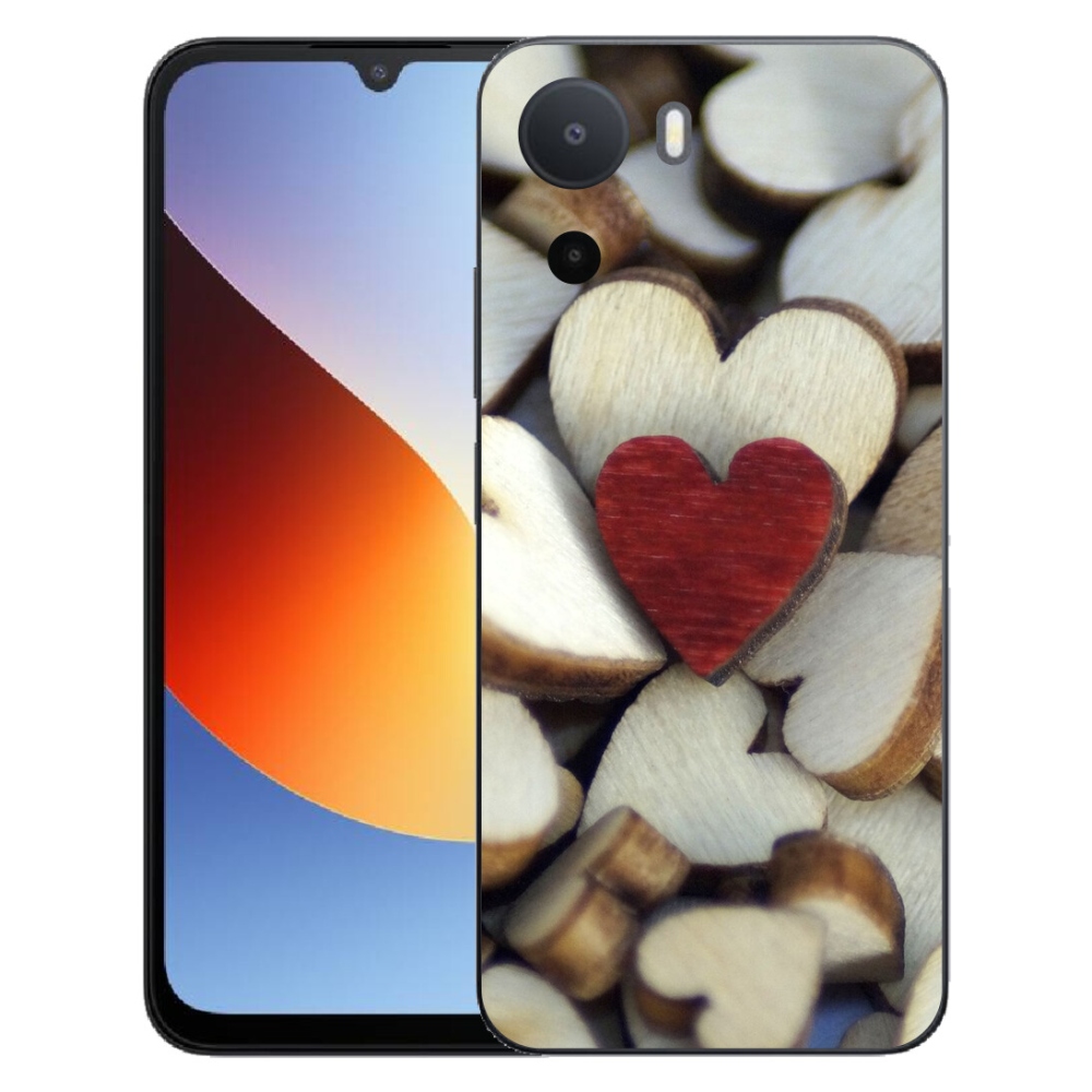 mmCase géltok a Xiaomi Redmi A7 Pro-hoz – gravírozott piros szív 