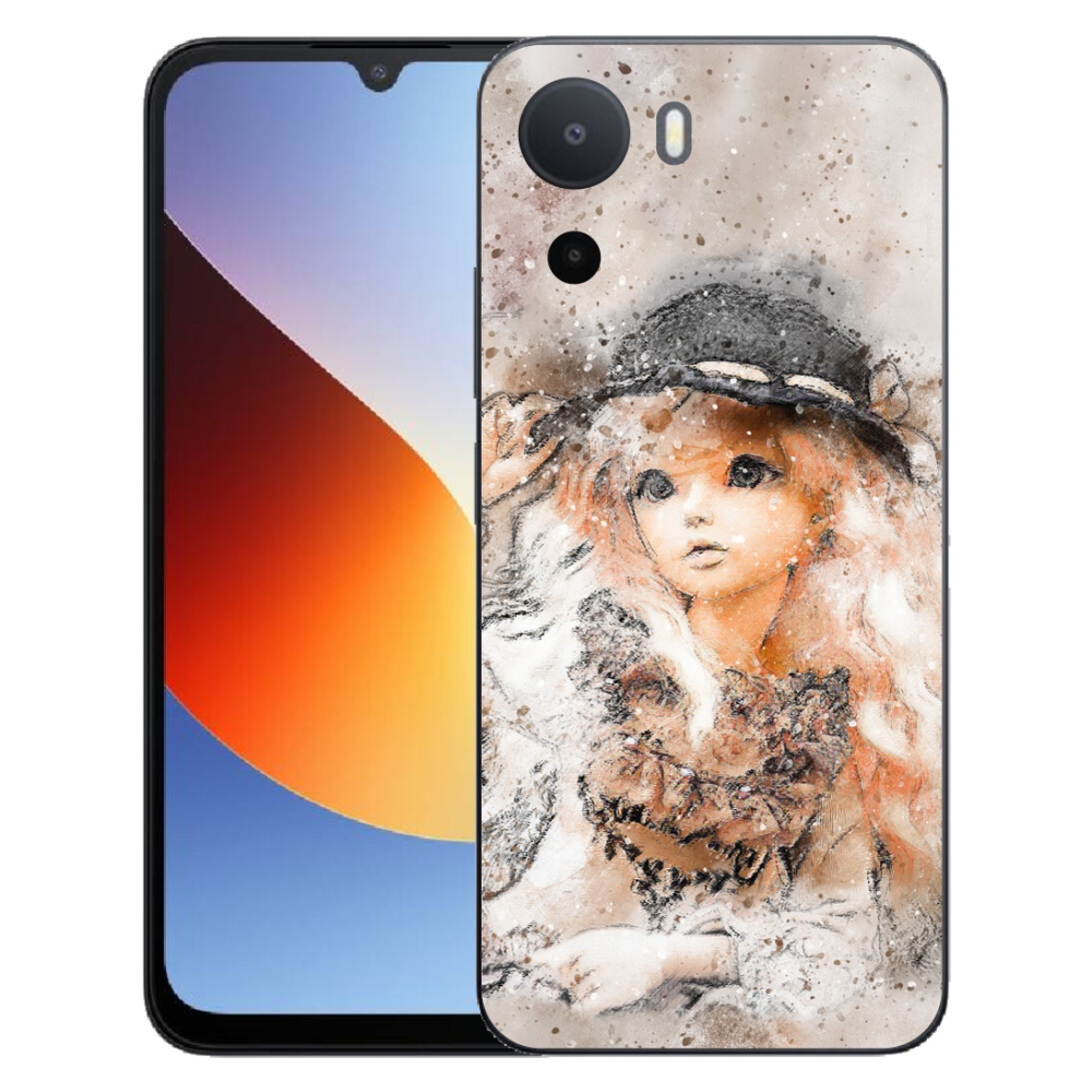 mmCase gél tok a Xiaomi Redmi A7 Pro-hoz – kalapos kislány