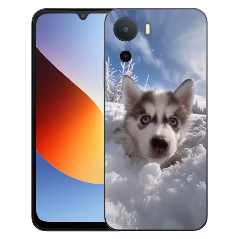 mmCase géltok a Xiaomi Redmi A7 Pro-hoz – husky a hóban