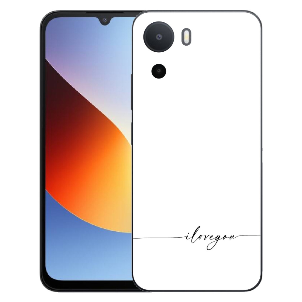 mmCase gél tok a Xiaomi Redmi A7 Pro-hoz – „I love you” fehér háttérrel
