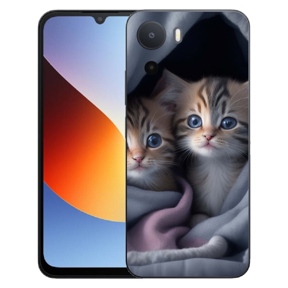 mmCase géltok a Xiaomi Redmi A7 Pro-hoz – macska-duó 2