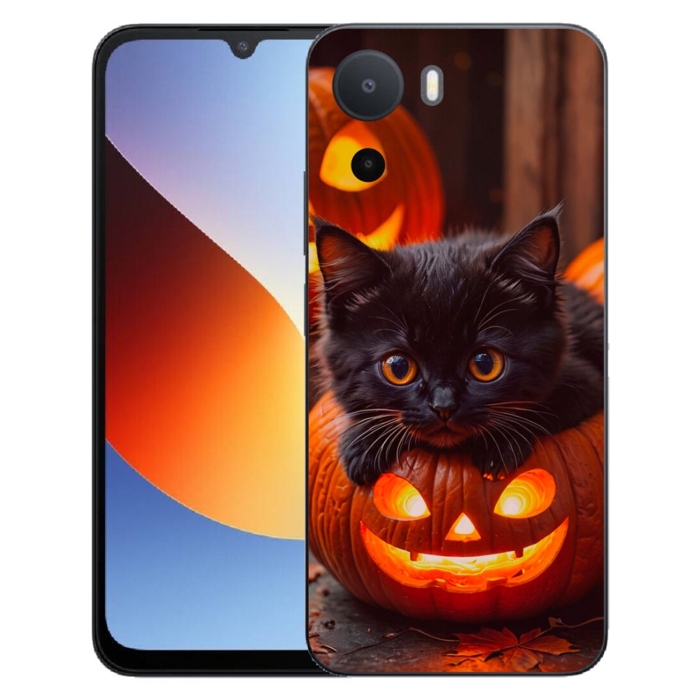 mmCase géltok a Xiaomi Redmi A7 Pro-hoz – cica és sütőtök
